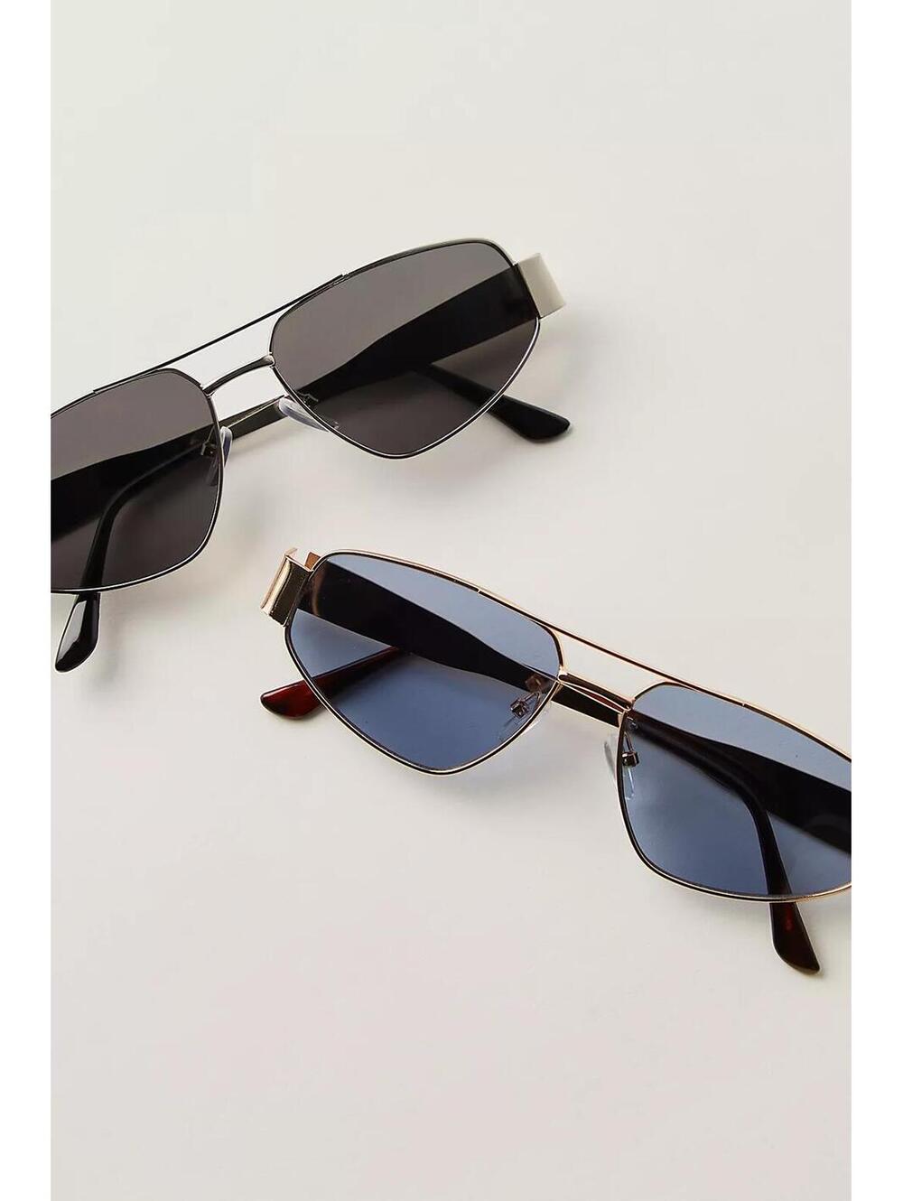 New  With Tags  Free people By The Shore Metal Aviator Sunglasses